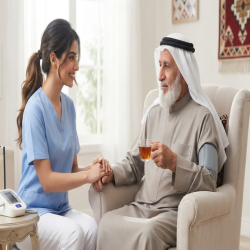 ممرضة منزلية بالرياض لكبار السن